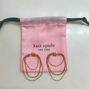 Beautiful Kate Spade Gold Chain Earrings